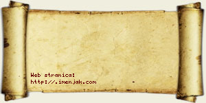 Jagodinka Kovandžić vizit kartica